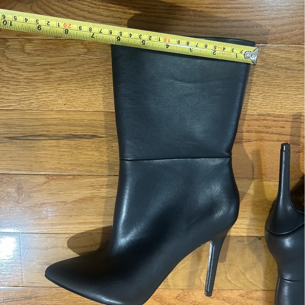 Charles By Charles David Palisades Black Mid Calf Heeled Boots 8 NWOB - Picture 12 of 16